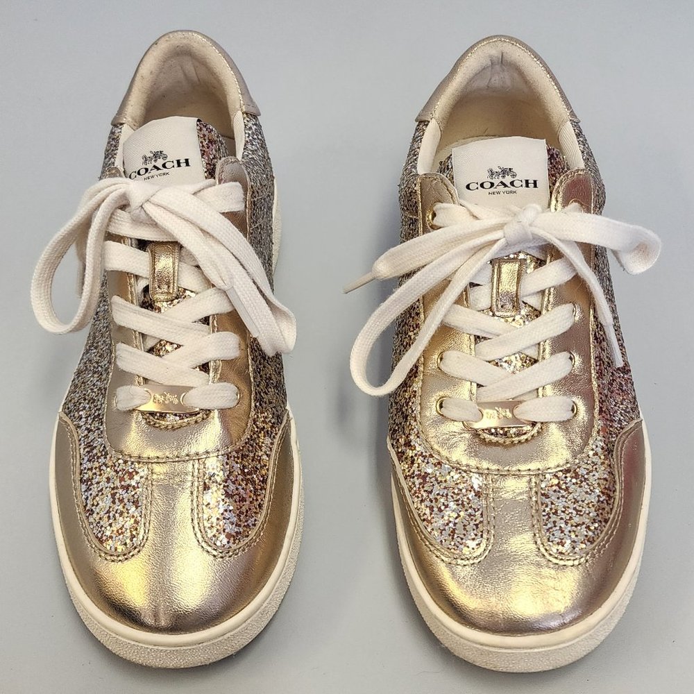 coach - gold - C116 Low Top Sneaker - size 7.5